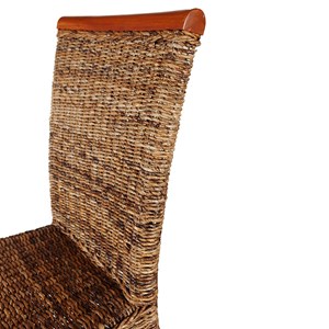 Lot de 6 chaises malibu en abaca