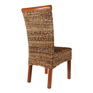 Lot de 6 chaises malibu en abaca