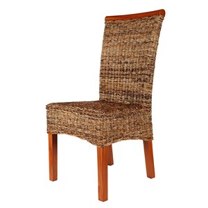 Lot de 6 chaises malibu en abaca