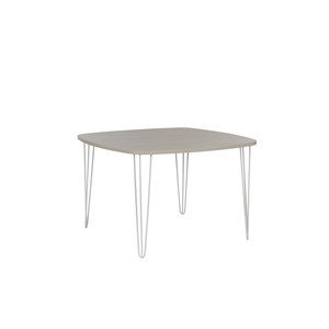 Table à manger carree pieds fil lemon
