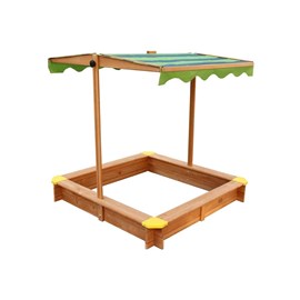Bac à sable en bois lily + toit parasol