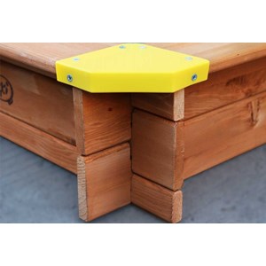 Bac à sable en bois lily + toit parasol