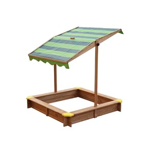 Bac à sable en bois lily + toit parasol