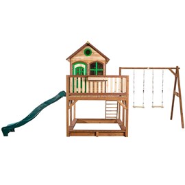 Maisonnette + balançoire double axi