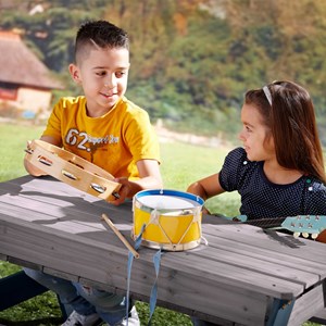 Table sable eau nick anthracite avec pa