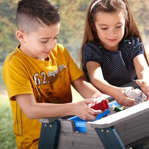 Table sable eau nick anthracite avec pa