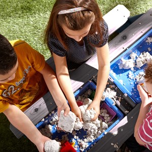 Table sable eau nick anthracite avec pa