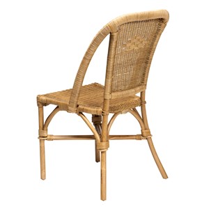 Chaise selva miel en osier fitrit