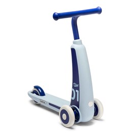 Trottinette 3 roues bleue pour les 2 -