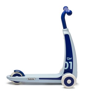 Trottinette 3 roues bleue pour les 2 -