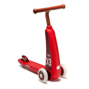 Trottinette 3 roues rouge pour les 2 -