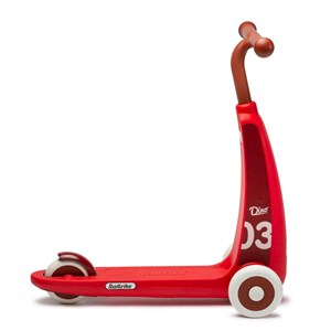 Trottinette 3 roues rouge pour les 2 -