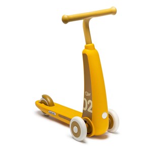 Trottinette 3 roues jaune pour les 2 -