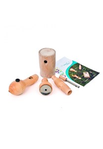 Coffret de 5 appeaux soufflés