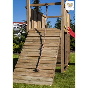 Aire de jeux en bois carol3 avec tobogg