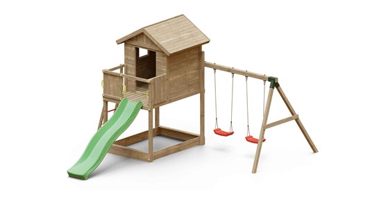 Aire de jeux en bois galaxy s avec tobo