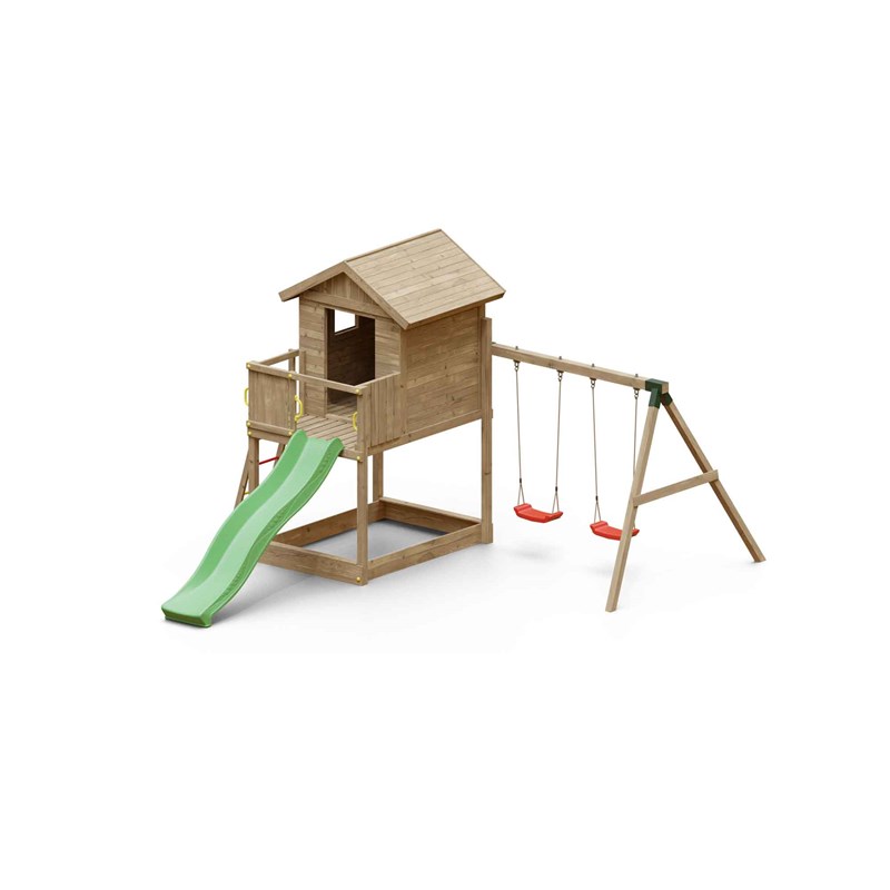 Aire de jeux en bois galaxy s avec tobo