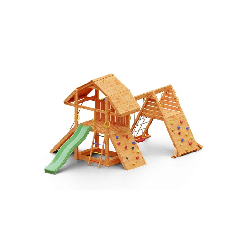 Fungoo - Aire de jeux en bois  buffalo spider mu