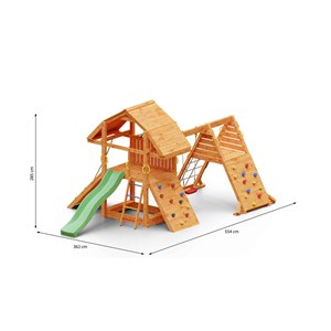 Aire de jeux en bois  buffalo spider mu