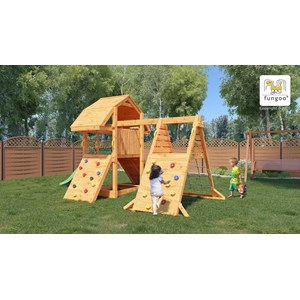 Aire de jeux en bois  buffalo spider mu
