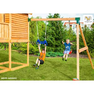 Aire de jeux myhouse move avec cabane,