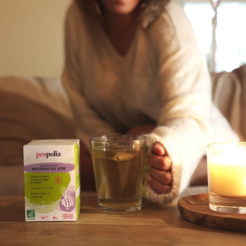Infusion du soir à la propolis