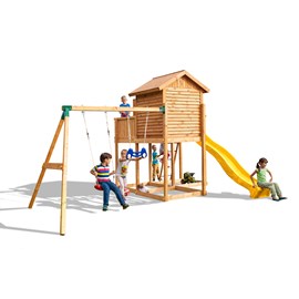 Aire de jeux moove myside avec toboggan