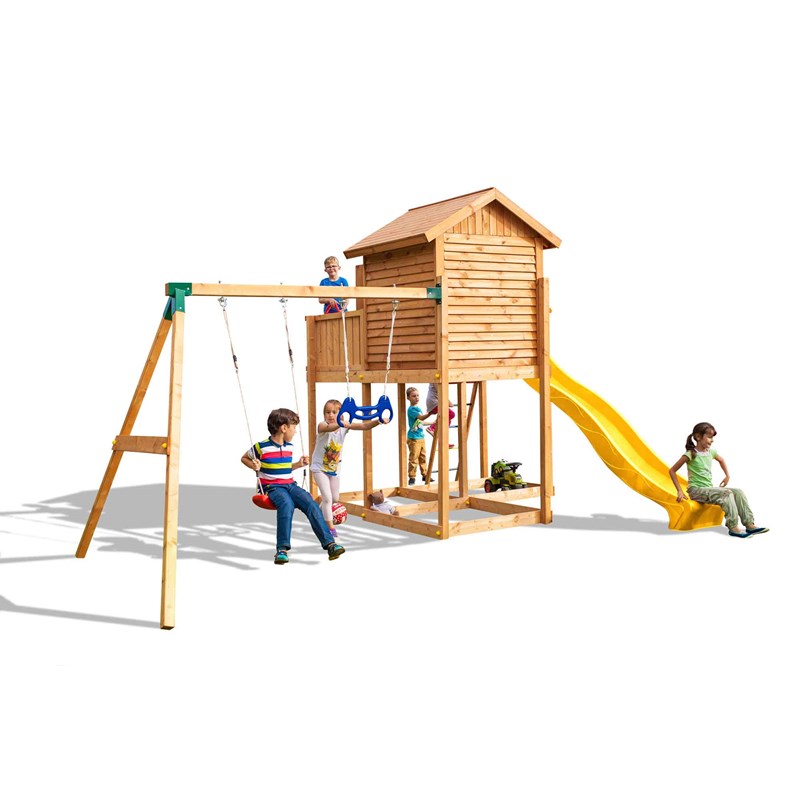 Aire de jeux moove myside avec toboggan