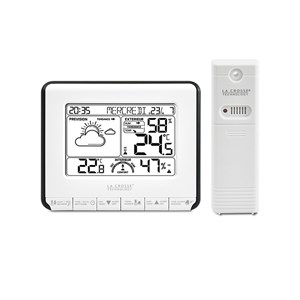 Station météo, alertes, confort , noir