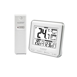 Station de temp. Avec alertes grise
