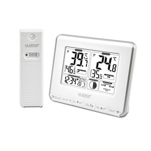 Station de temp, lune, alertes grise