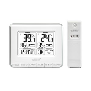 Station de temp, lune, alertes grise