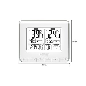 Station de temp, lune, alertes grise