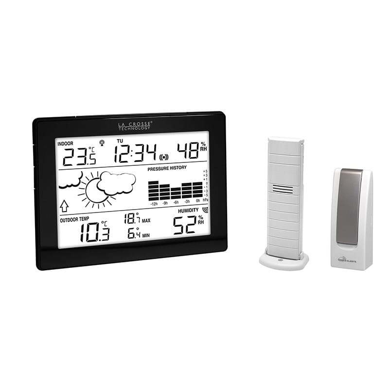 Tuya – Station météo WIFI, horloge de Table, testeur de température  intérieure/extérieure, prévisions météorologiques, thermomètre et