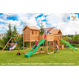 Grande aire de jeux play box multiactiv