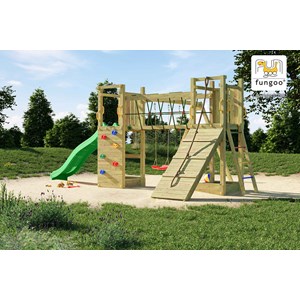 Grande aire de jeux en bois de pin fung