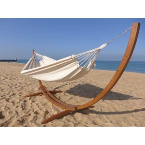 Hamac avec support latino xl ecru xxl