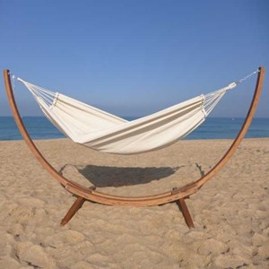 Hamac avec support latino xl ecru xxl