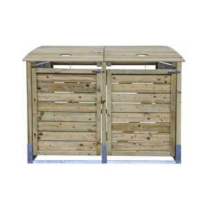 Cache-poubelles manille double