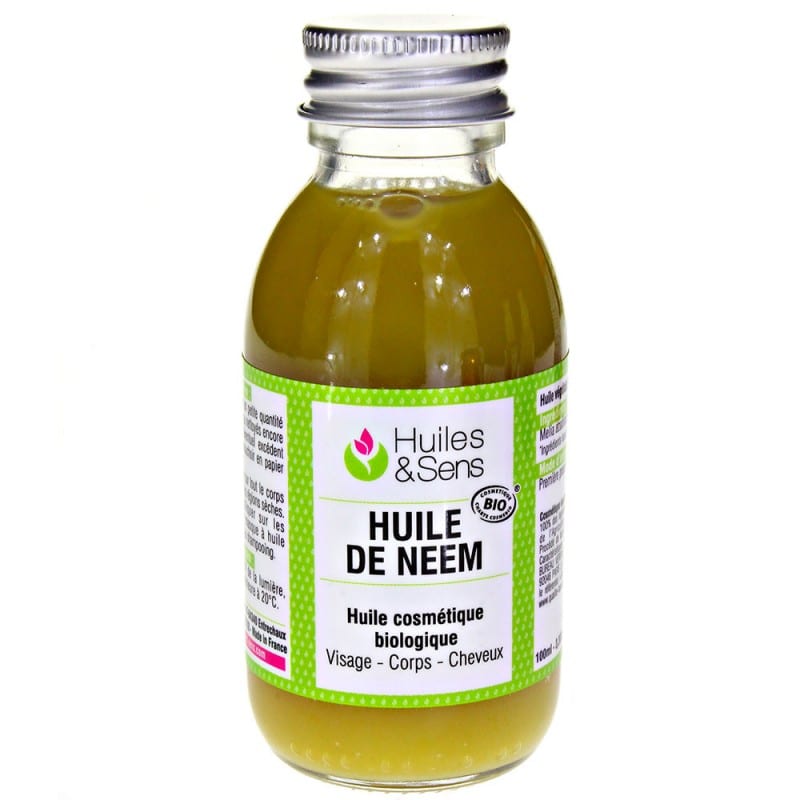 Huile De Neem Biologique Pressée à Froid - 300 Ml - Pour Cheveux & Soins - Expire 2028