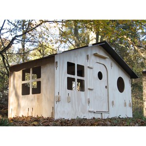 Cabane enfant à peindre