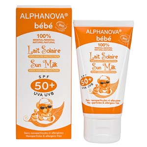 Lait solaire bébé spf 50+ bio