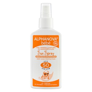 Spray solaire bébé spf 50 bio