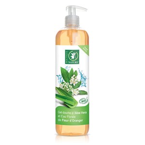 Gel douche à l'aloe vera et eau florale