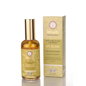 Huile visage et corps lys blanc