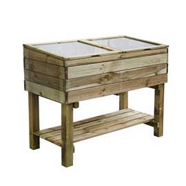 Serre en bois vénézia sur pieds