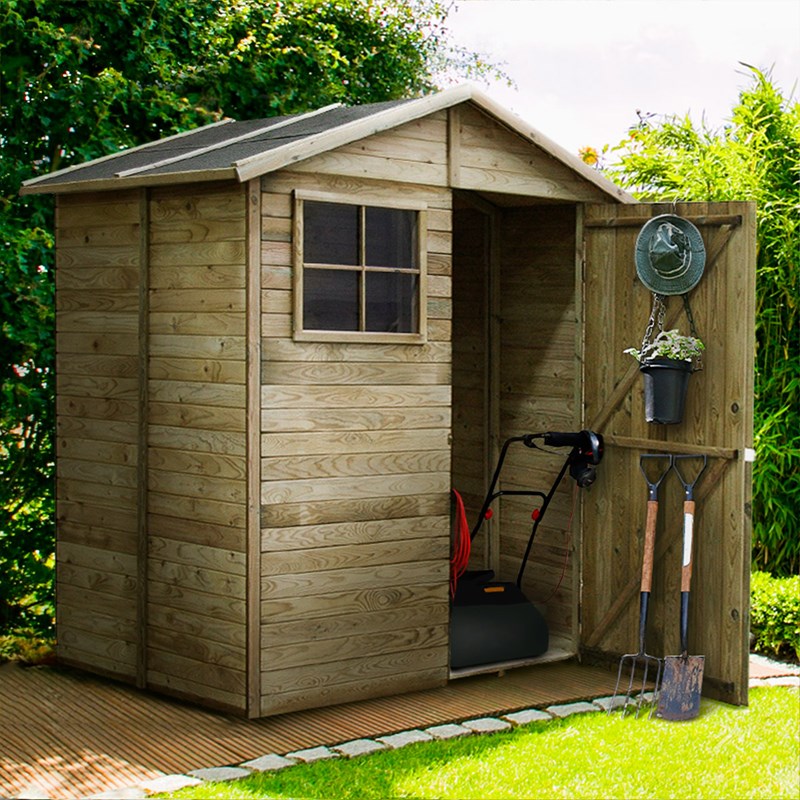 Cémonjardin - Abri de jardin en bois léa 2,32 m²