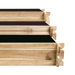 Carré potager en escalier