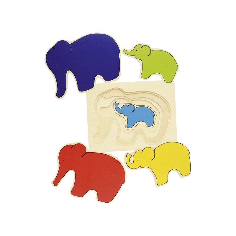Goki - Le puzzle des éléphants cachés