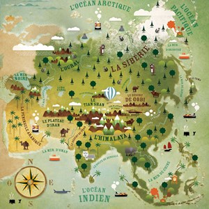 Asia map